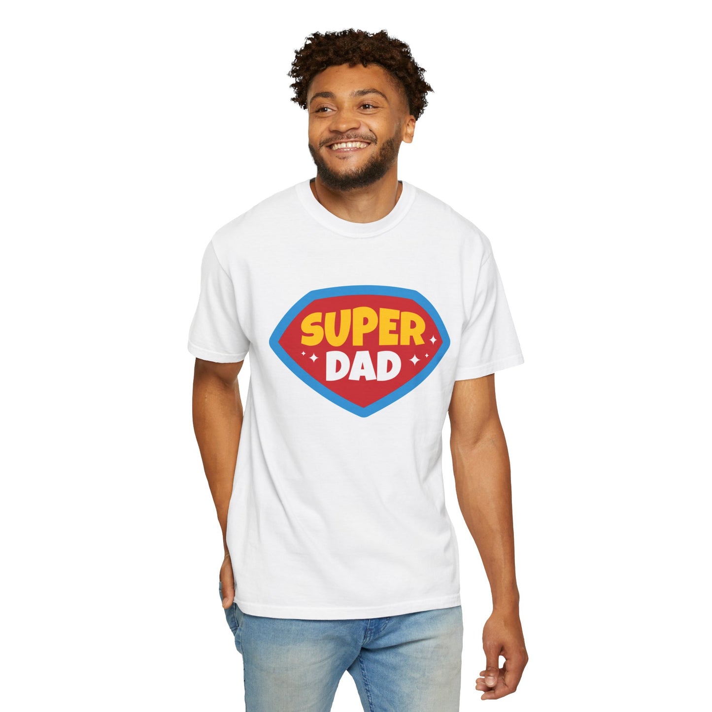 Super Dad Unisex Garment-Dyed T-Shirt - Perfect Gift for Father's Day